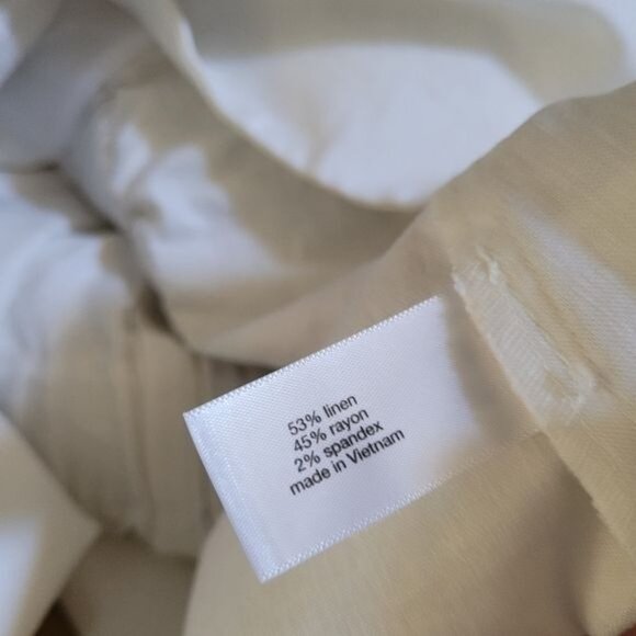 Lane Bryant Linen Blend Utility Jacket White Size 20 1X 2X Contemporary Modern - Picture 7 of 7